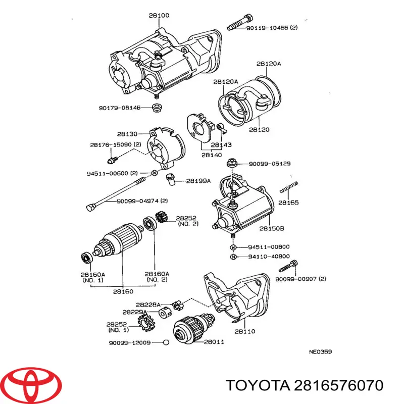 2816576070 Toyota 