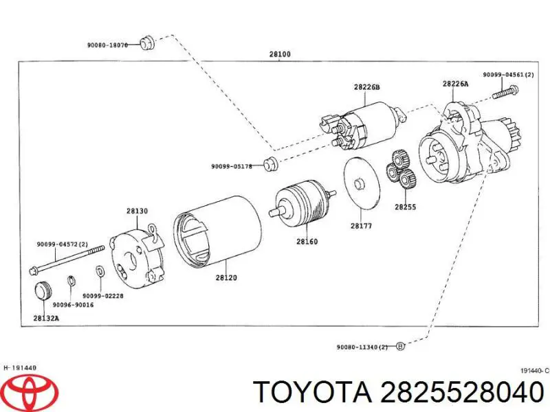 2825528040 Toyota 