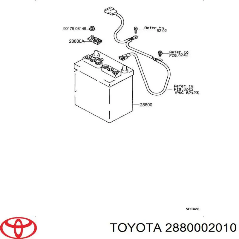 Аккумулятор 2880002010 Toyota