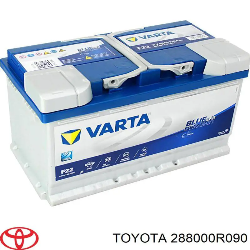 288000R090 Toyota bateria recarregável (pilha)