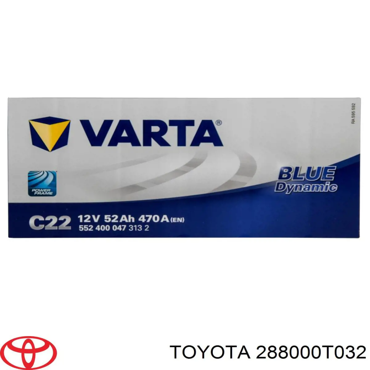 Аккумулятор автомобильный Toyota 288000T032 цена, от 86.54 USD