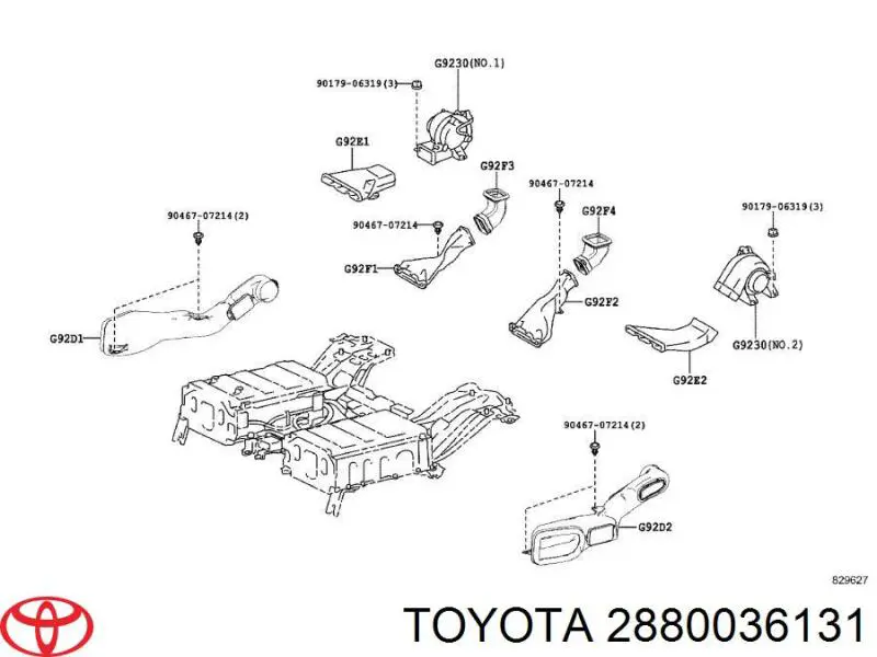 Аккумулятор 2880036131 Toyota