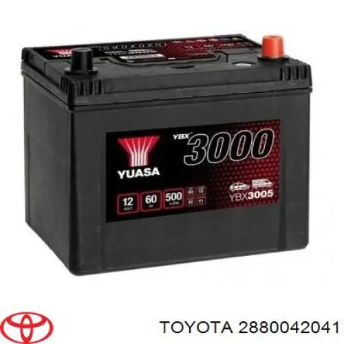 Аккумулятор Toyota 2880042041