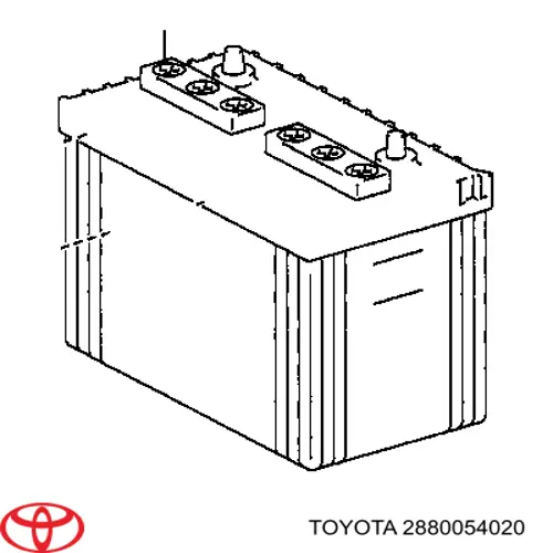 Аккумулятор Toyota 2880054020
