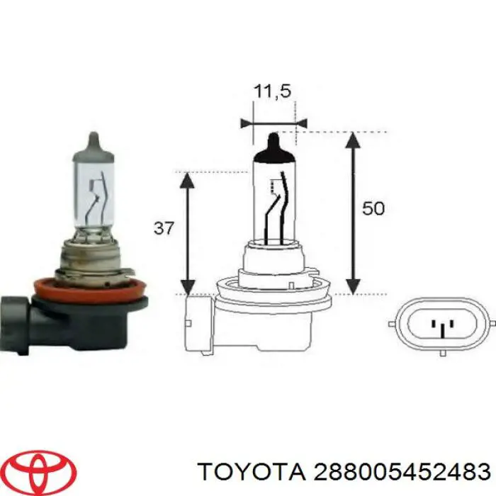 Аккумулятор Toyota 288005452483