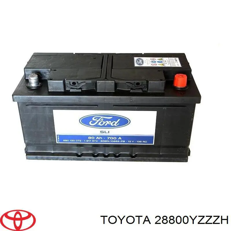 28800YZZZH TOYOTA Batería original y equivalente