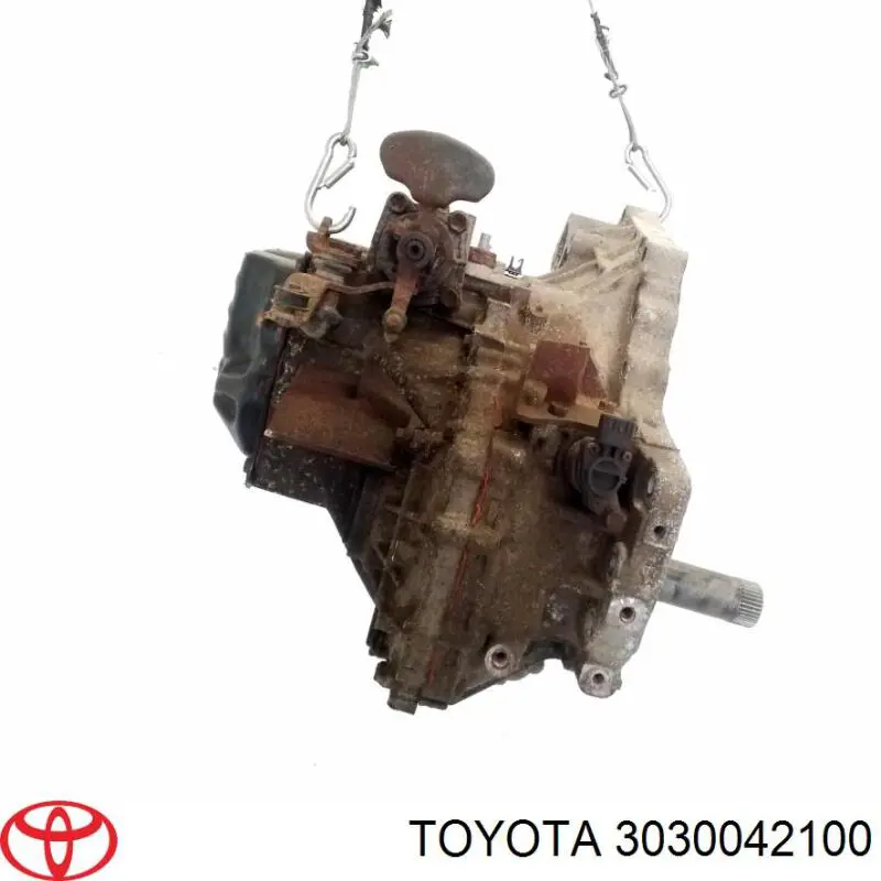 3030042100 Toyota caixa de mudança montada (caixa mecânica de velocidades)