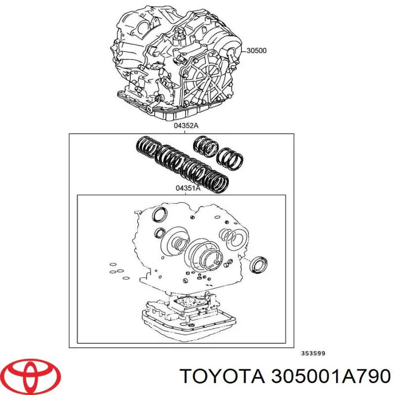  305001A790 Toyota