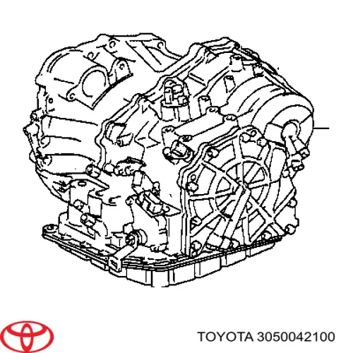 3050042100 Toyota акпп в сборе (автоматическая коробка передач)
