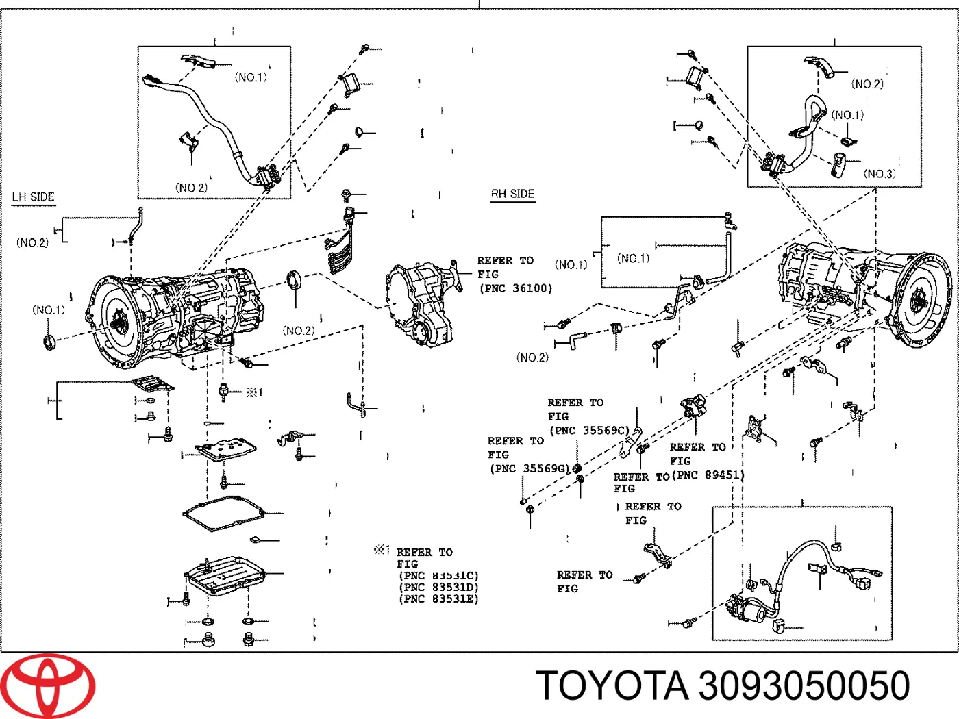 3093050050 Toyota 