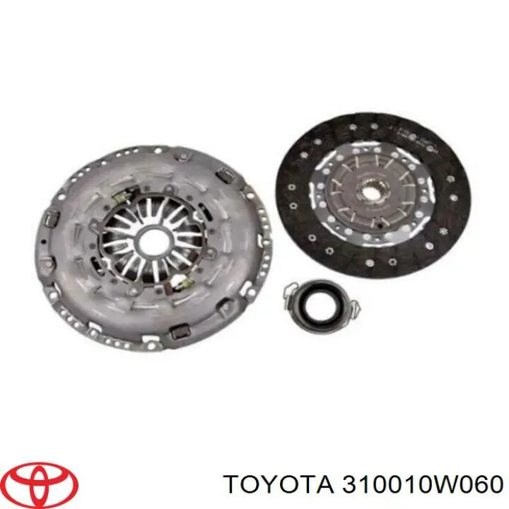 Купить 310010W060 Toyota Комплект сцепления (диск, корзина, подшипник)