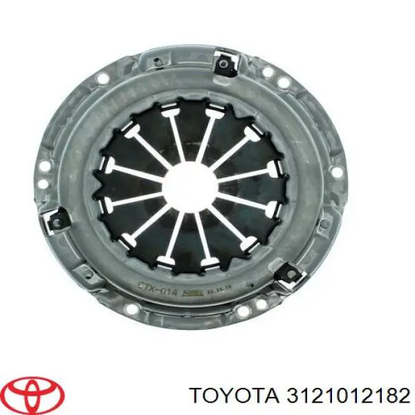 Plato de presión del embrague 3121012182 Toyota