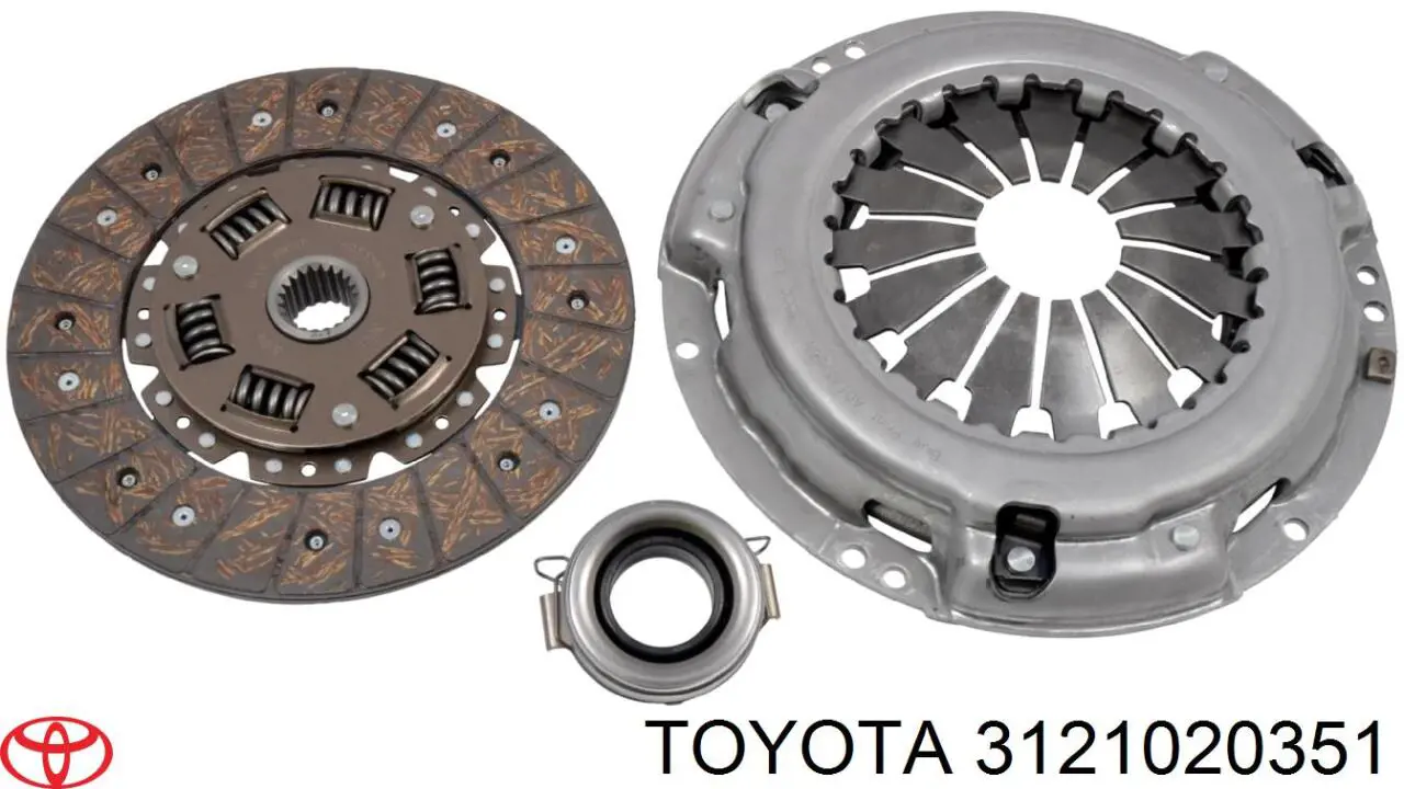 plato de presion del embrague funcion 3121020351 Toyota