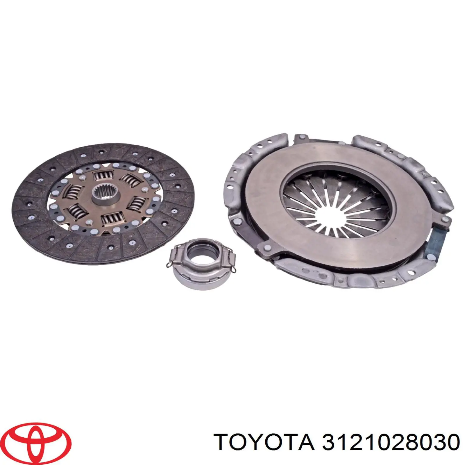 Plato de presión del embrague 3121028030 Toyota