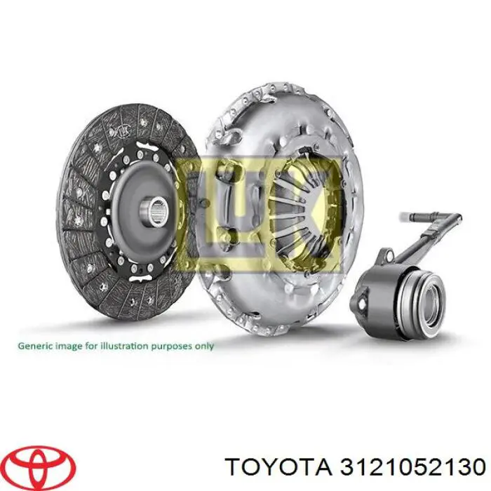 3121052130 TOYOTA Plato de presión de embrague original y equivalente