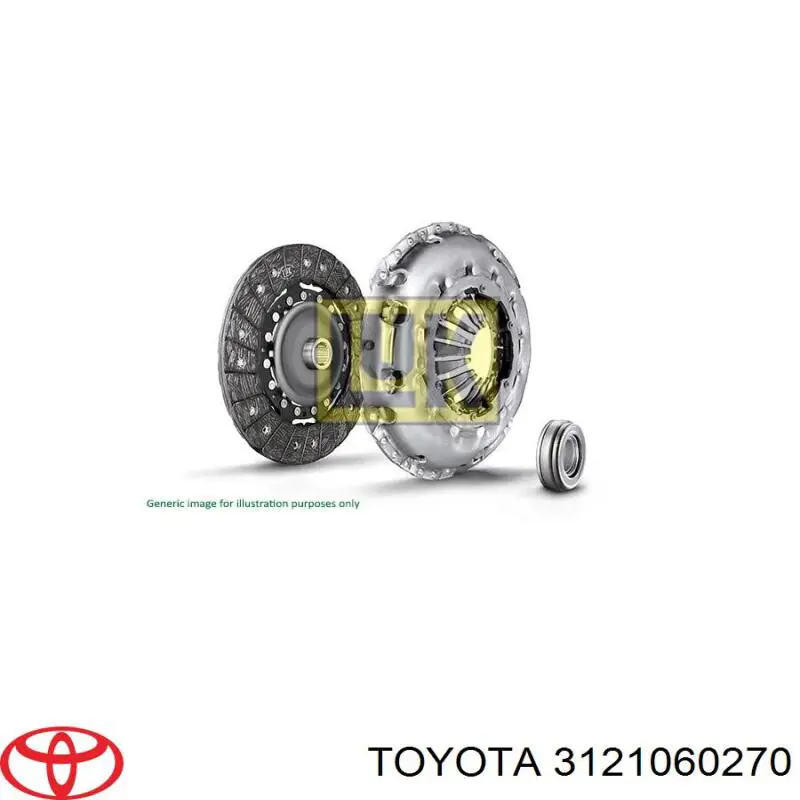 Корзина сцепления 3121060270 Toyota