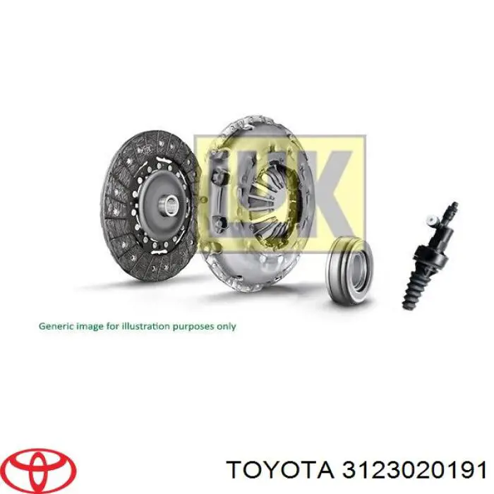 3123020191 Toyota Подшипник выжимной сцепления