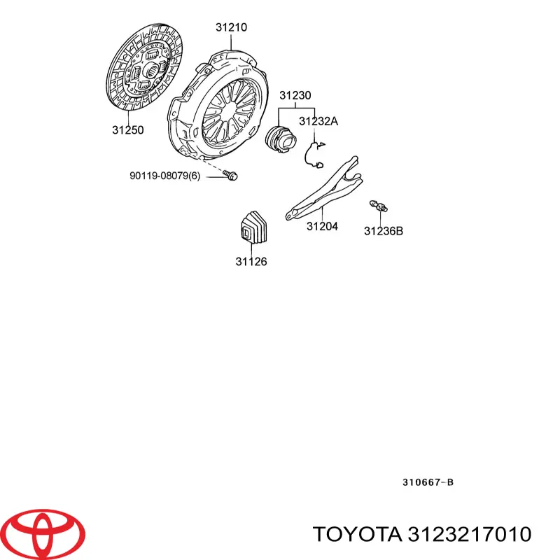 3123217010 Toyota 