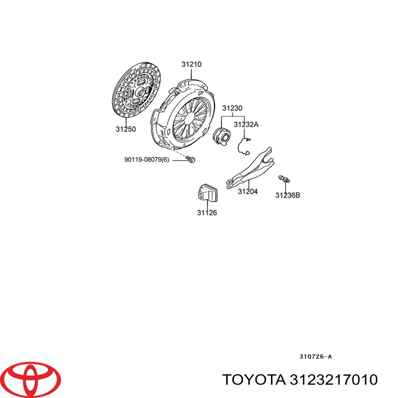  Toyota 3123217010 цена, от 1.68 USD