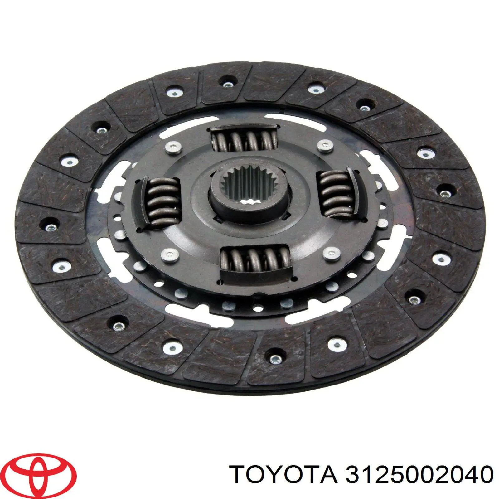 Disco de embrague 3125002040 Toyota