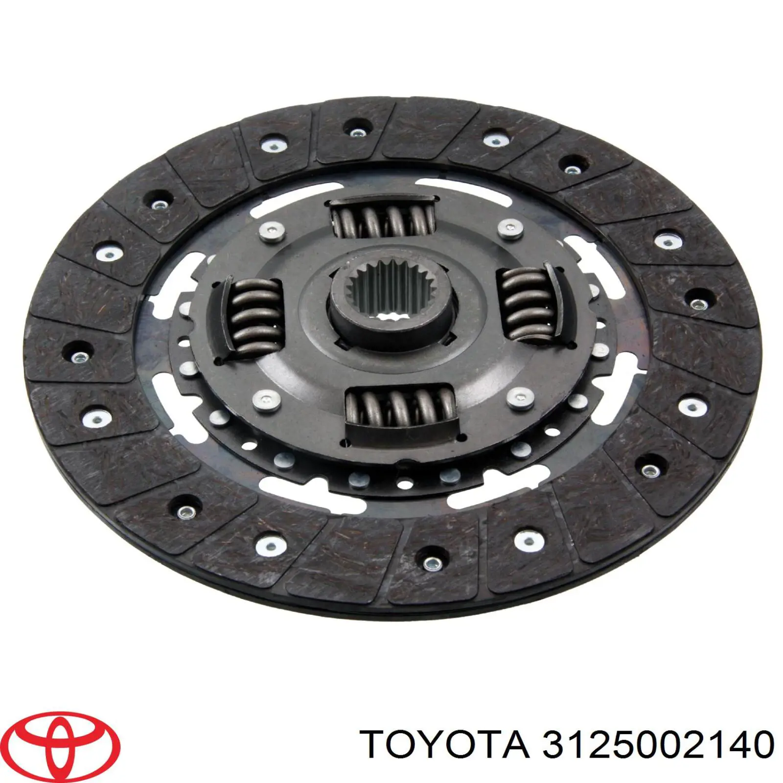 Disco de embrague 3125002140 Toyota