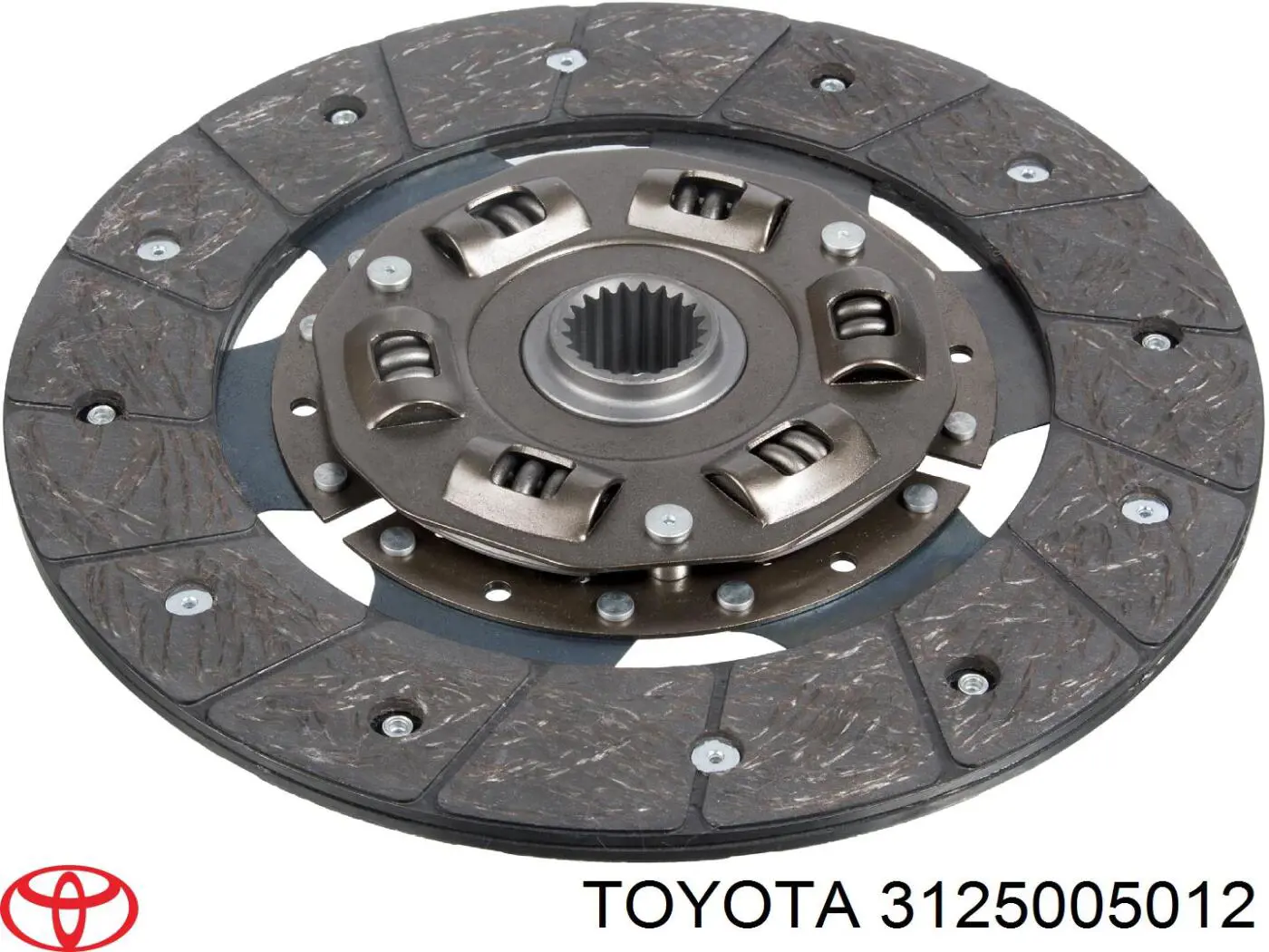 Disco de embrague 3125005012 Toyota