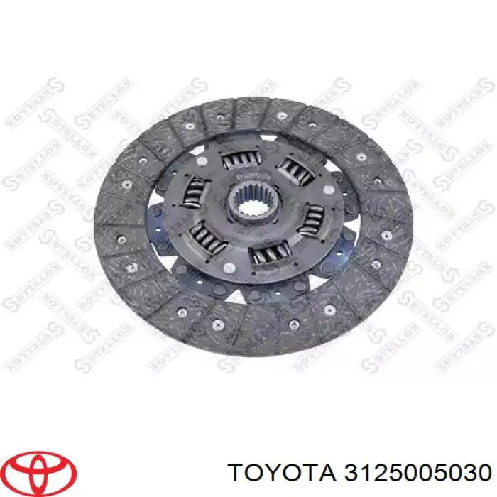 Disco de embrague 3125005030 Toyota