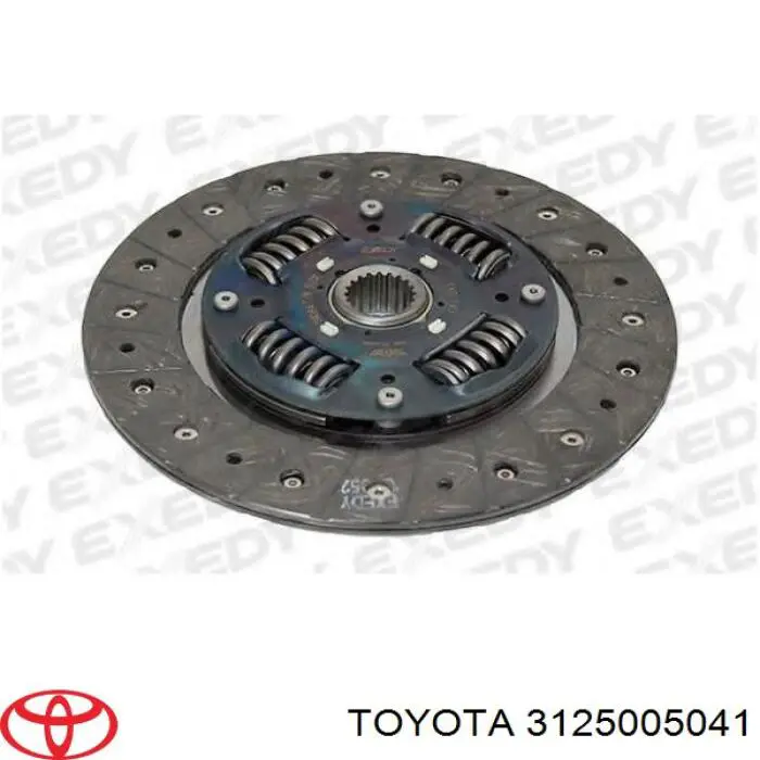 3125005041 Toyota диск сцепления