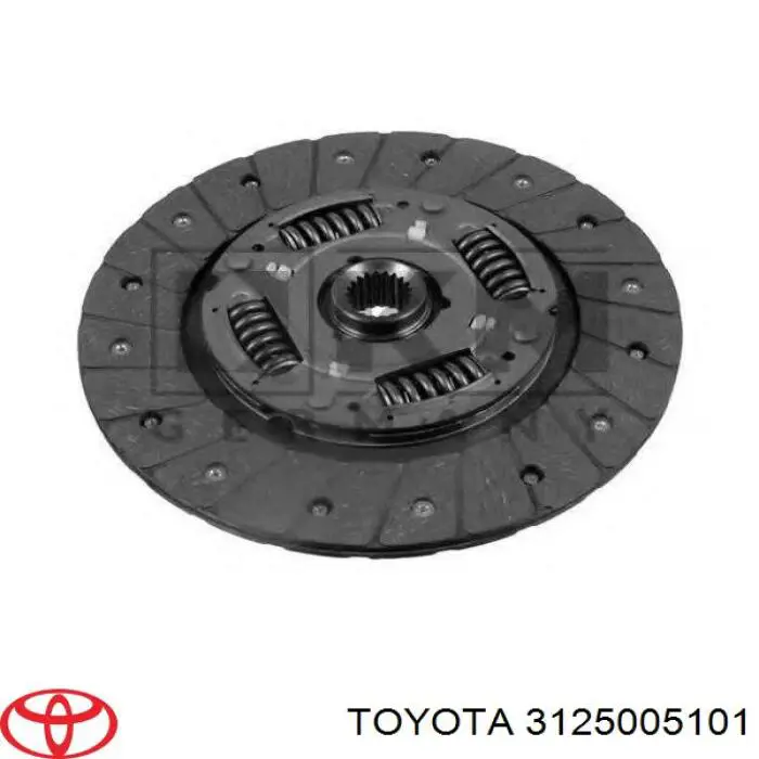 Disco de embraiagem 3125005101 Toyota