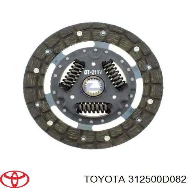 312500D082 Toyota диск сцепления