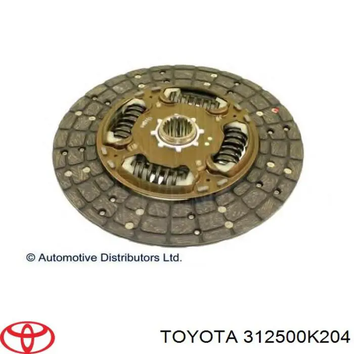 312500K204 Toyota диск сцепления