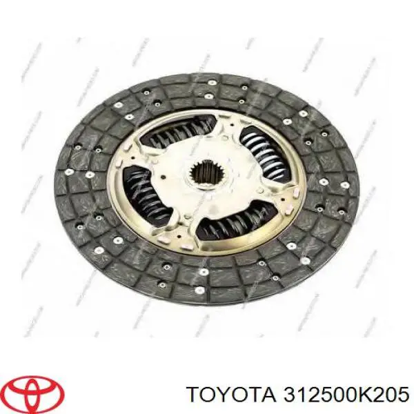 Диск сцепления 312500K205 Toyota