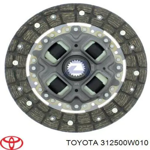 Disco de embrague 312500W010 Toyota