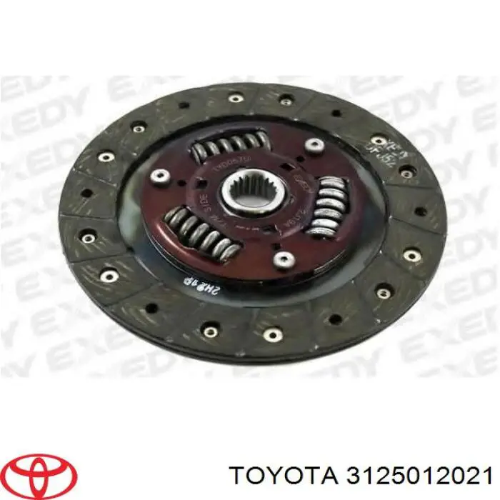 3125012031 Toyota диск сцепления