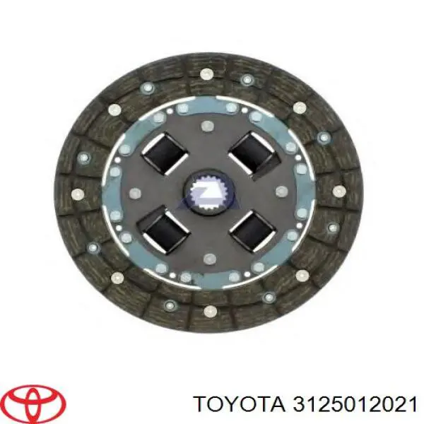 Disco de embrague 3125012021 Toyota