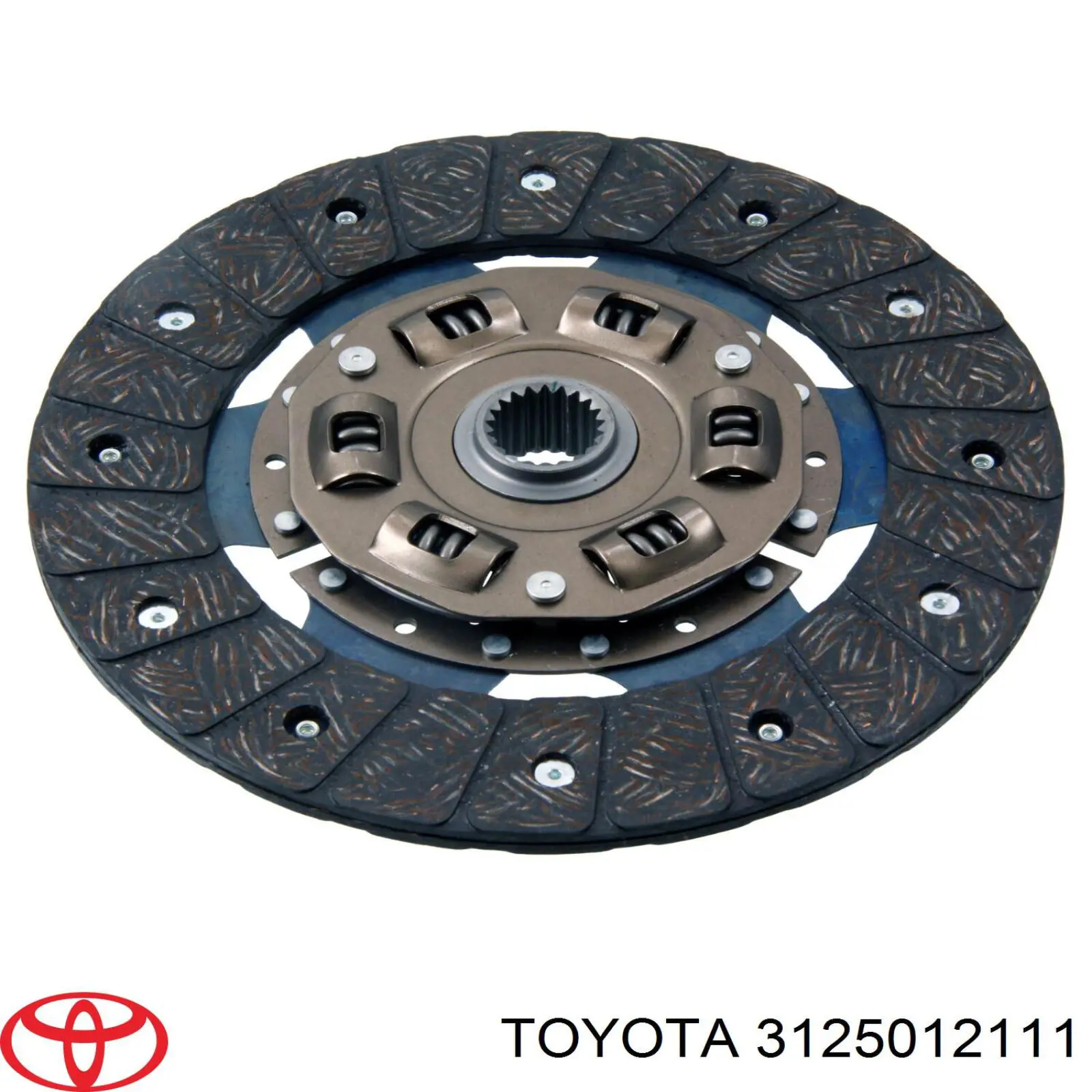 Диск сцепления 3125012111 Toyota