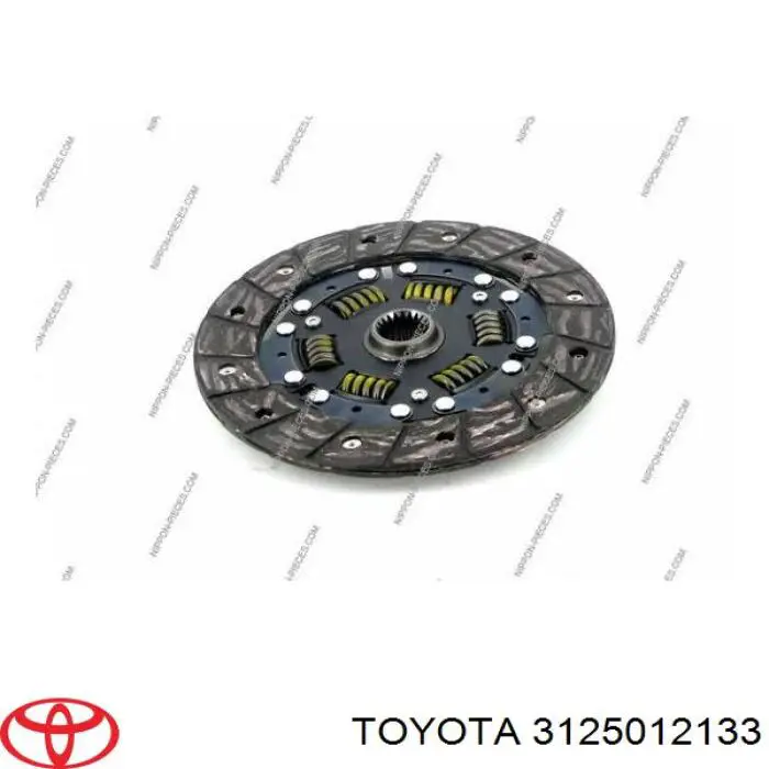 Диск сцепления на Toyota Tercel AL25