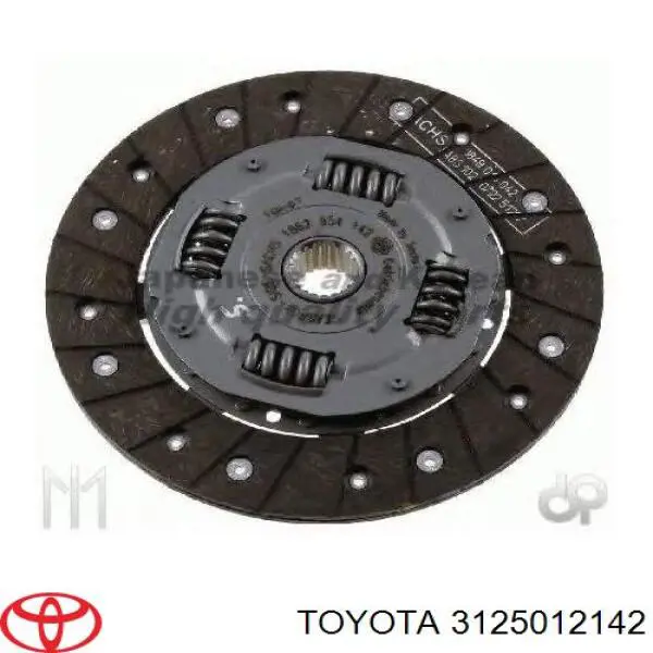 3125012142 Toyota диск сцепления