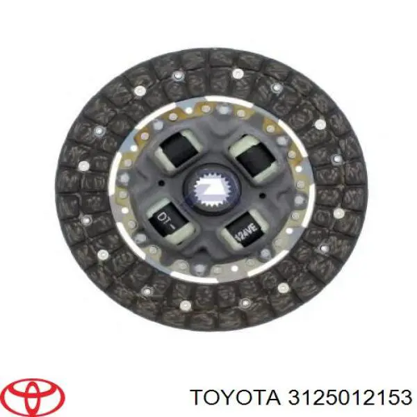 3125012153 Toyota диск сцепления