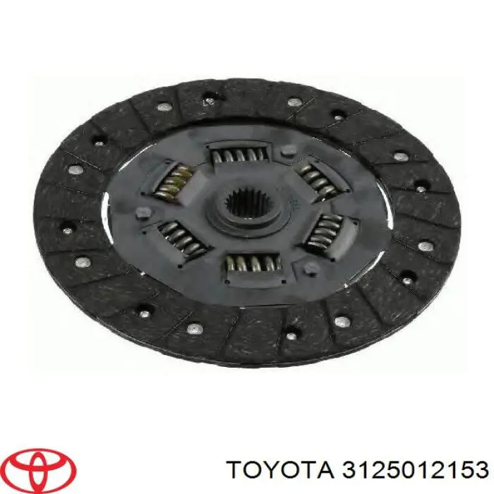 Disco de embrague 3125012153 Toyota