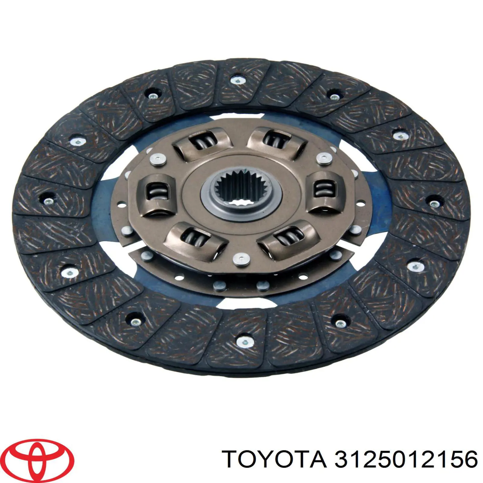 Диск сцепления 3125012156 Toyota