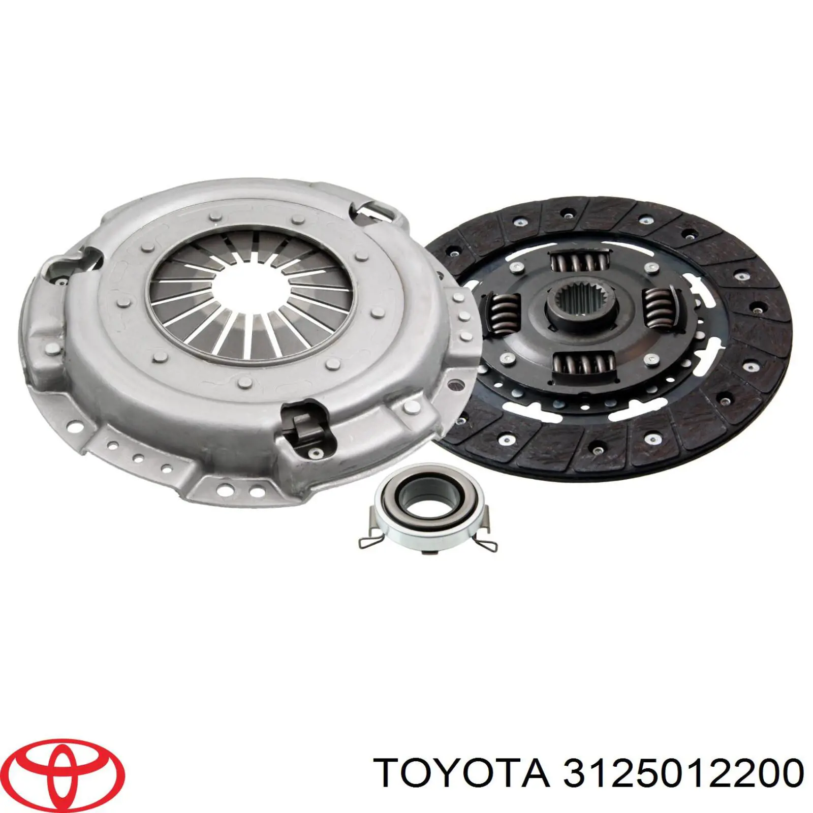 Disco de embrague 3125012200 Toyota