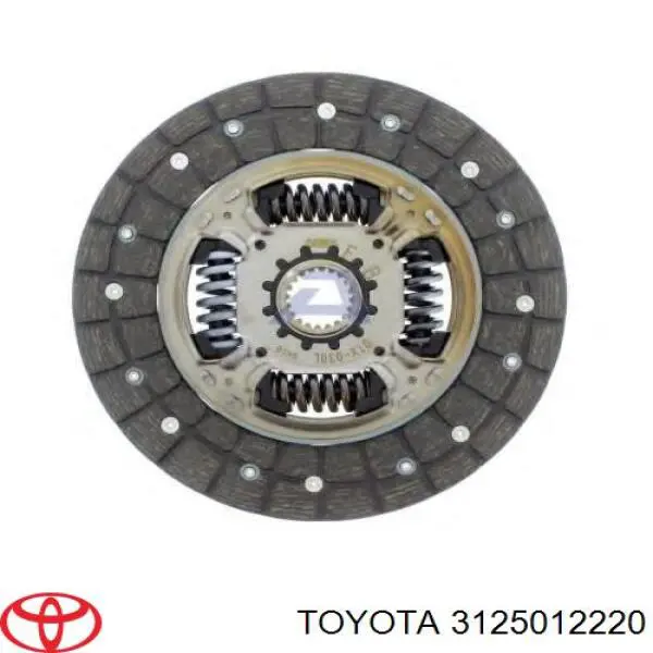 Disco de embrague 3125012220 Toyota