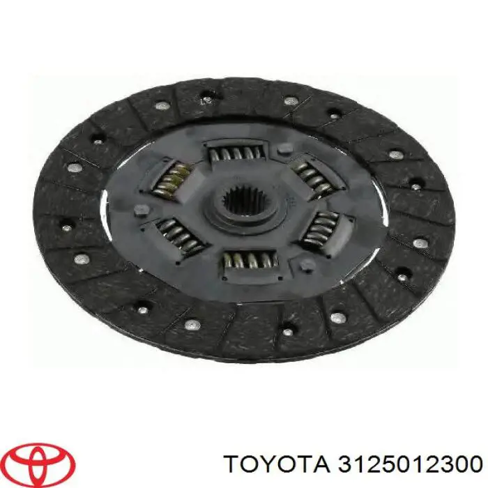 Disco de embrague 3125012300 Toyota