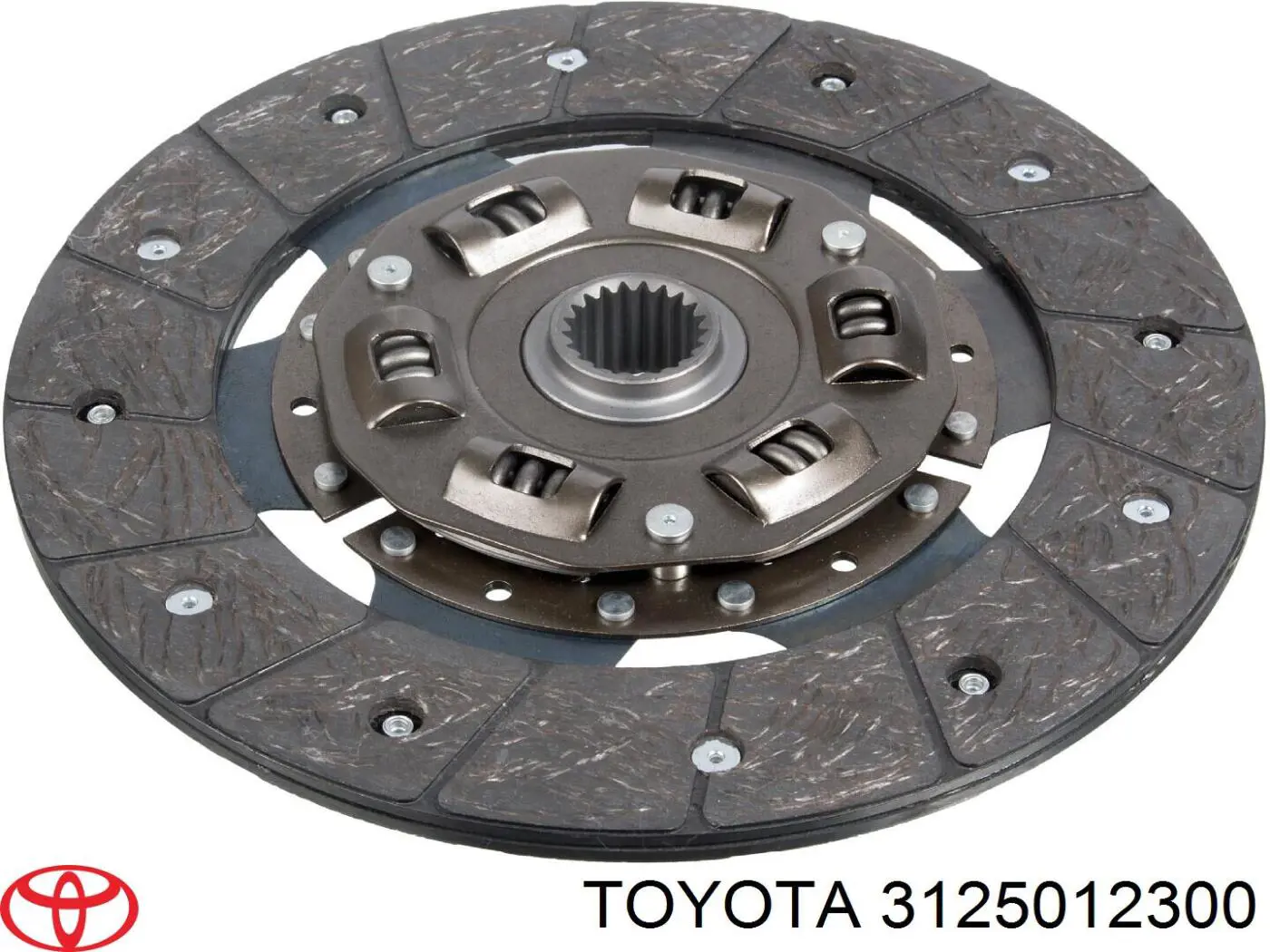 3125012300 Toyota диск сцепления