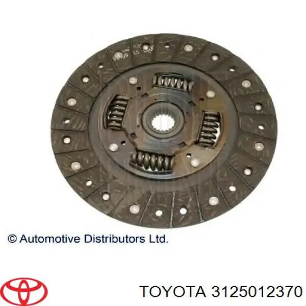 Диск сцепления 3125012370 Toyota