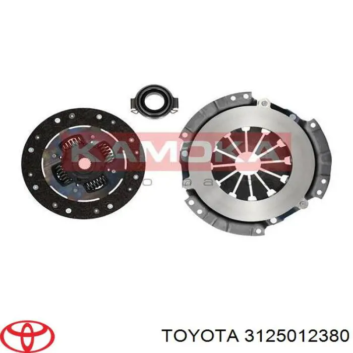 Диск сцепления 3125012380 Toyota