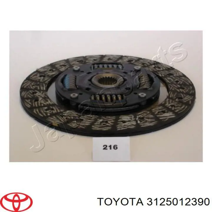 3125012390 Toyota диск сцепления
