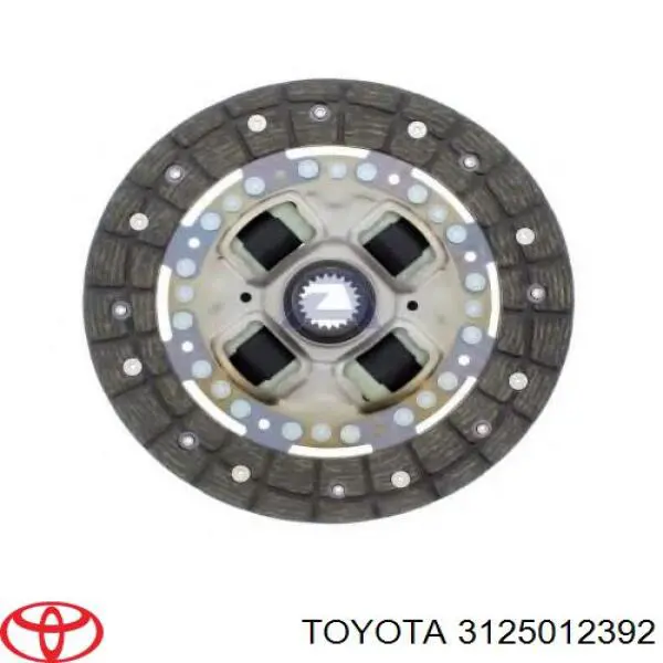 3125012392 Toyota диск сцепления