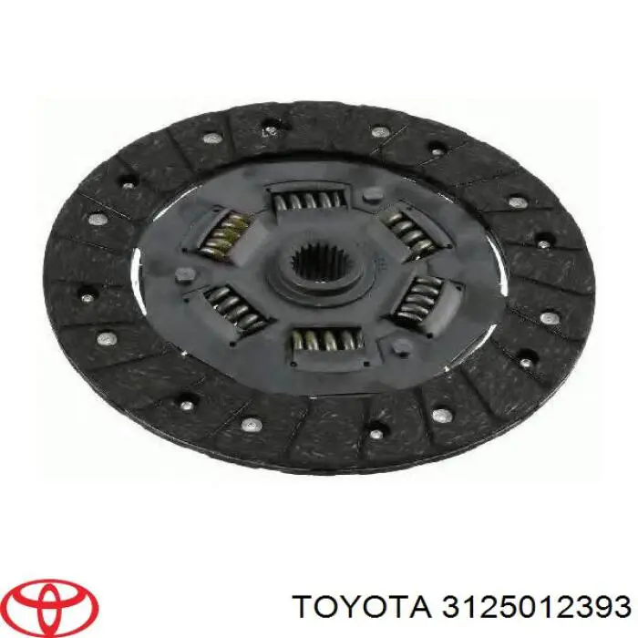 3125012393 Toyota диск сцепления